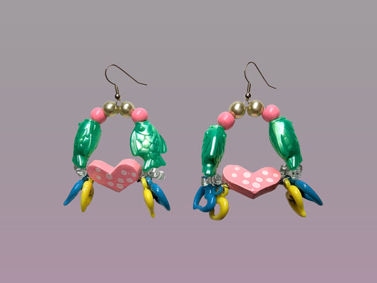 Pearl Fish Earrings