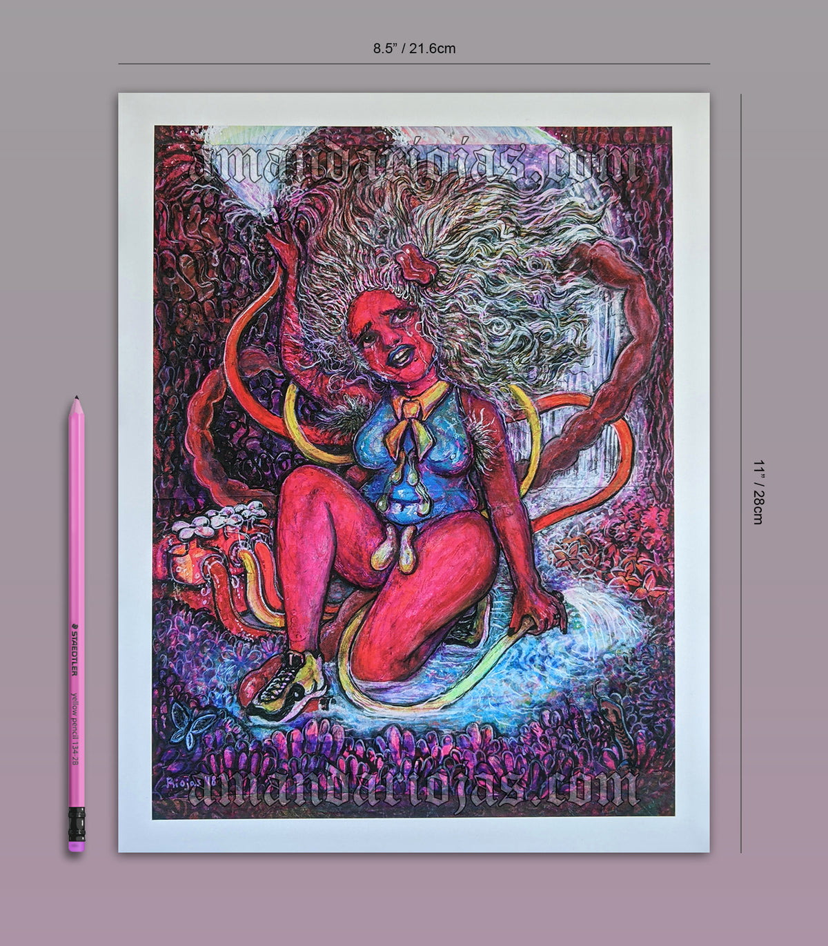 Giclée Print - She Was Just Trying to Water Her Garden