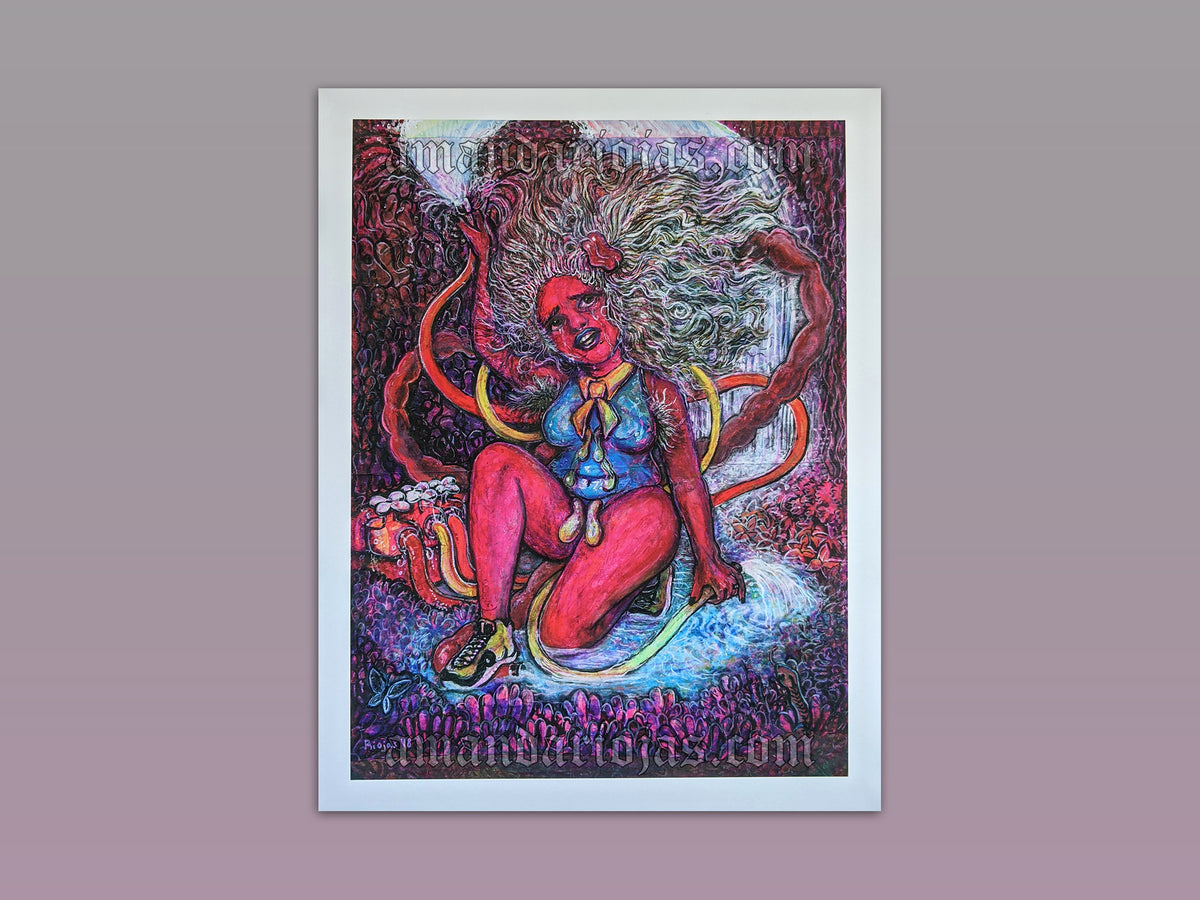 Giclée Print - She Was Just Trying to Water Her Garden